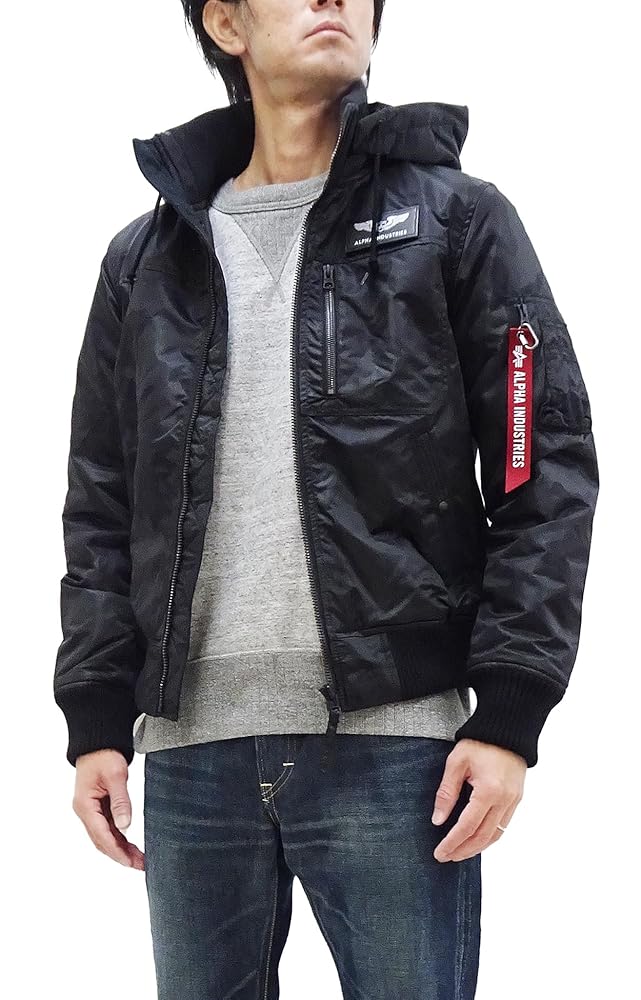 【ALPHA】TA1672 THERMOLITE フーデッドリブ ジャケット Alpha Industries SALE セール ALPHA INDUSTRIES フーデッド